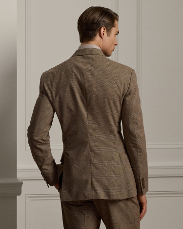 Ralph lauren brown suit new arrivals