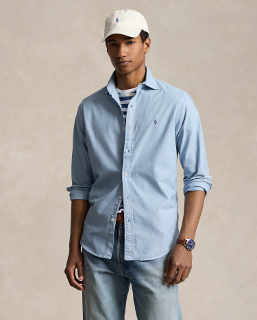 Ralph lauren garment dyed oxford shirt top