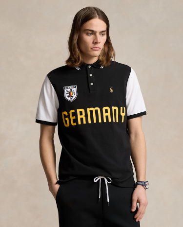 Ralph lauren classic fit black polo shirt hot sale