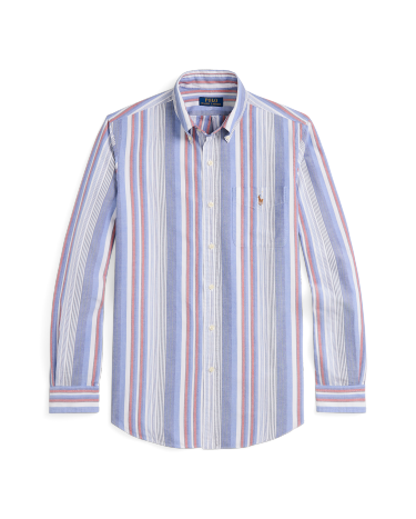 Ralph lauren striped oxford shirt outlet