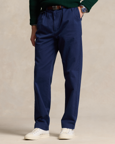 Polo ralph lauren classic fit pleated pant hotsell