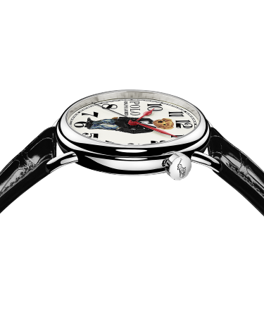 42 MM Tuxedo Polo Bear Watch in White Ralph Lauren HK