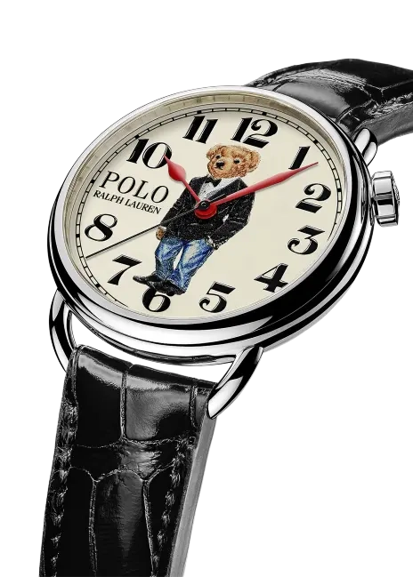 Ralph Lauren 42 MM Tuxedo Polo Bear Watch
