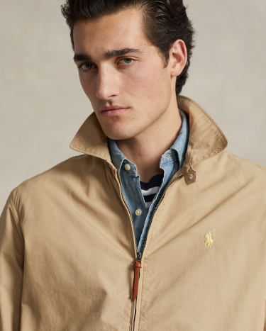 Polo ralph lauren poplin jacket online
