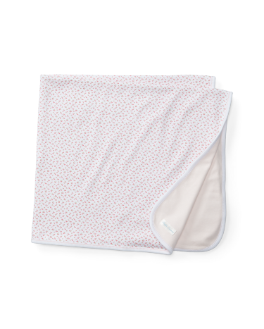 Floral Print Cotton Blanket in White Ralph Lauren HK