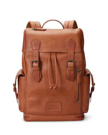 Leather backpack hk clearance