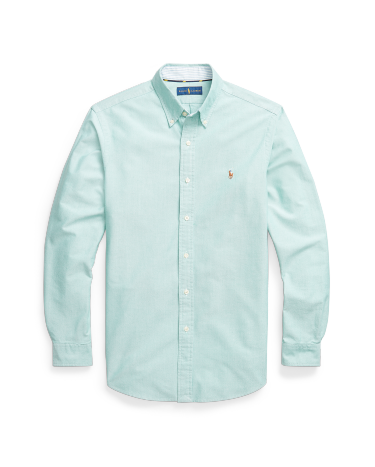 The Iconic Oxford Shirt in Green Ralph Lauren HK