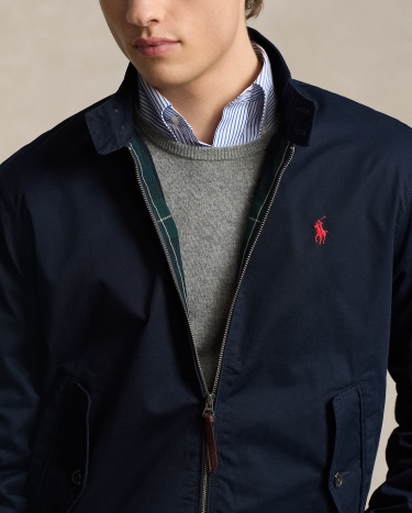 The Bedford Twill Jacket in Navy Ralph Lauren HK