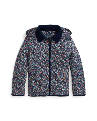 Floral Hooded Barn Jacket in Multi Ralph Lauren HK
