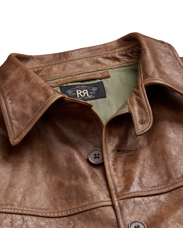 Vintage leather car coat discount