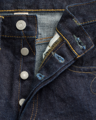 Slim Boot East West Selvedge Jean in Blue Ralph Lauren HK