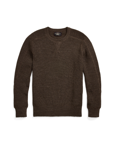 Waffle knit mens sweater on sale