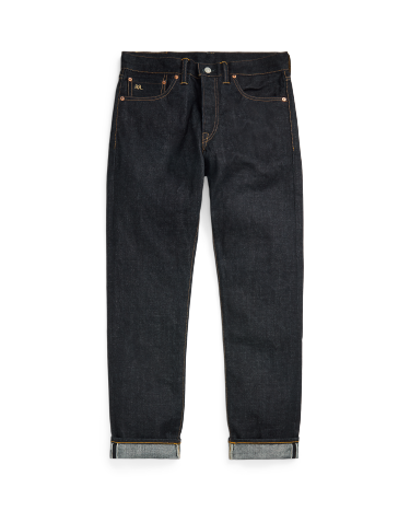 High Slim East West Selvedge Jean in Blue Ralph Lauren HK