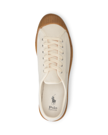 Essence 100 Canvas Cap Toe Sneaker in Natural Ralph Lauren HK