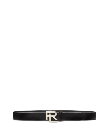 RL Vachetta Leather Belt in Black Ralph Lauren HK