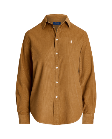Classic Fit Corduroy Shirt in Camel Ralph Lauren HK