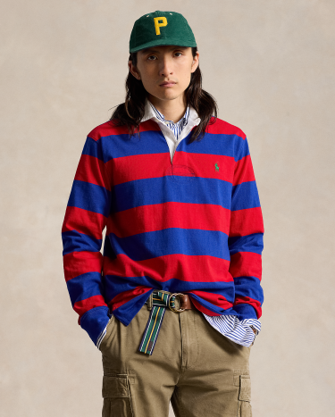 The Iconic Rugby Shirt in Red Ralph Lauren HK