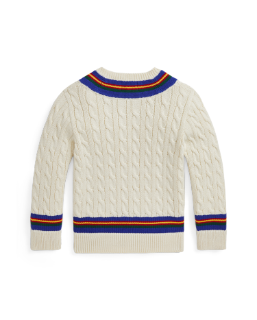 The Iconic Cricket Sweater in Khaki Ralph Lauren HK