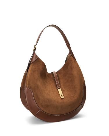 Polo ID Suede Large Shoulder Bag in Multi Ralph Lauren HK