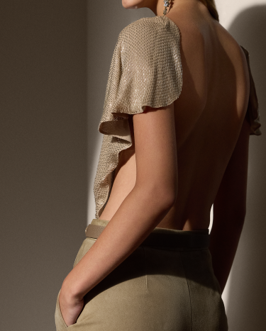 Ralph lauren georgette top shop