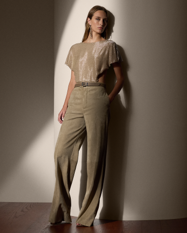 Ralph lauren georgette top shop