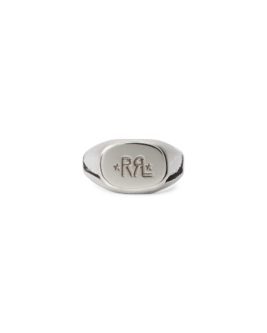 Handmade Sterling Silver Signet Ring in Silver | Ralph Lauren® HK