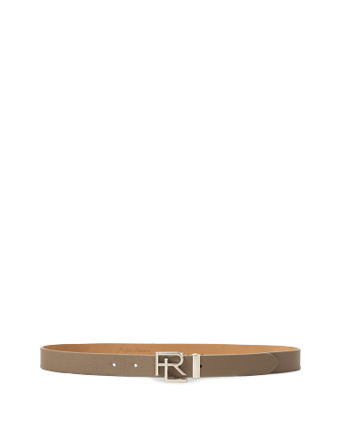 Lauren ralph lauren pebbled leather skinny belt clearance