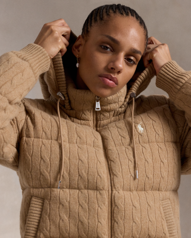 Knitted hooded jacket 2025