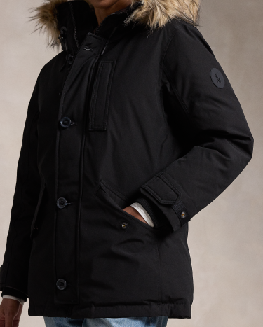 Lauren ralph lauren quilted down faux fur parka new arrivals