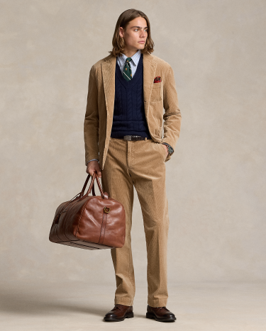 Modern Stretch Corduroy Suit Jacket in Brown Ralph Lauren HK