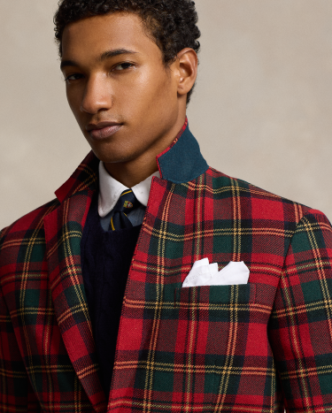 Ralph lauren plaid sport coat discount