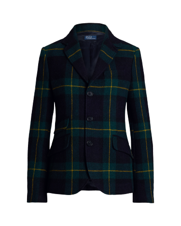 Ralph lauren plaid blazer cheap