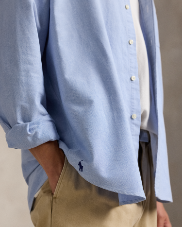 The Big Shirt in Blue Ralph Lauren HK