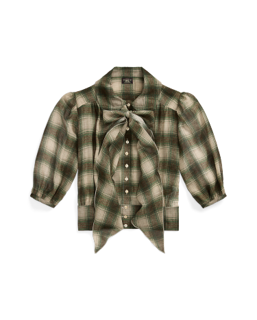 Ralph lauren silk georgette blouse 2025