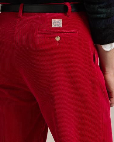 Whitman Relaxed Fit Corduroy Pant in Red Ralph Lauren HK