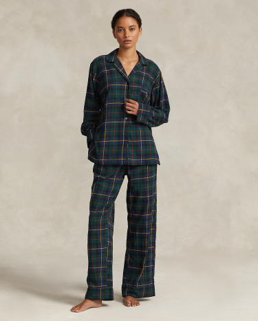 Plaid Flannel Pajama Set in Multi Ralph Lauren HK