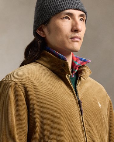 The Bedford Corduroy Jacket in Khaki Ralph Lauren HK