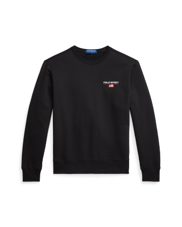 Polo Sport Fleece Sweatshirt in Black Ralph Lauren HK